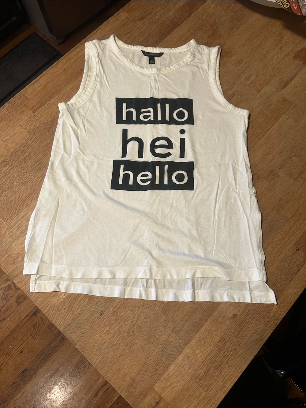 Banana Republic ‘hello’ tank